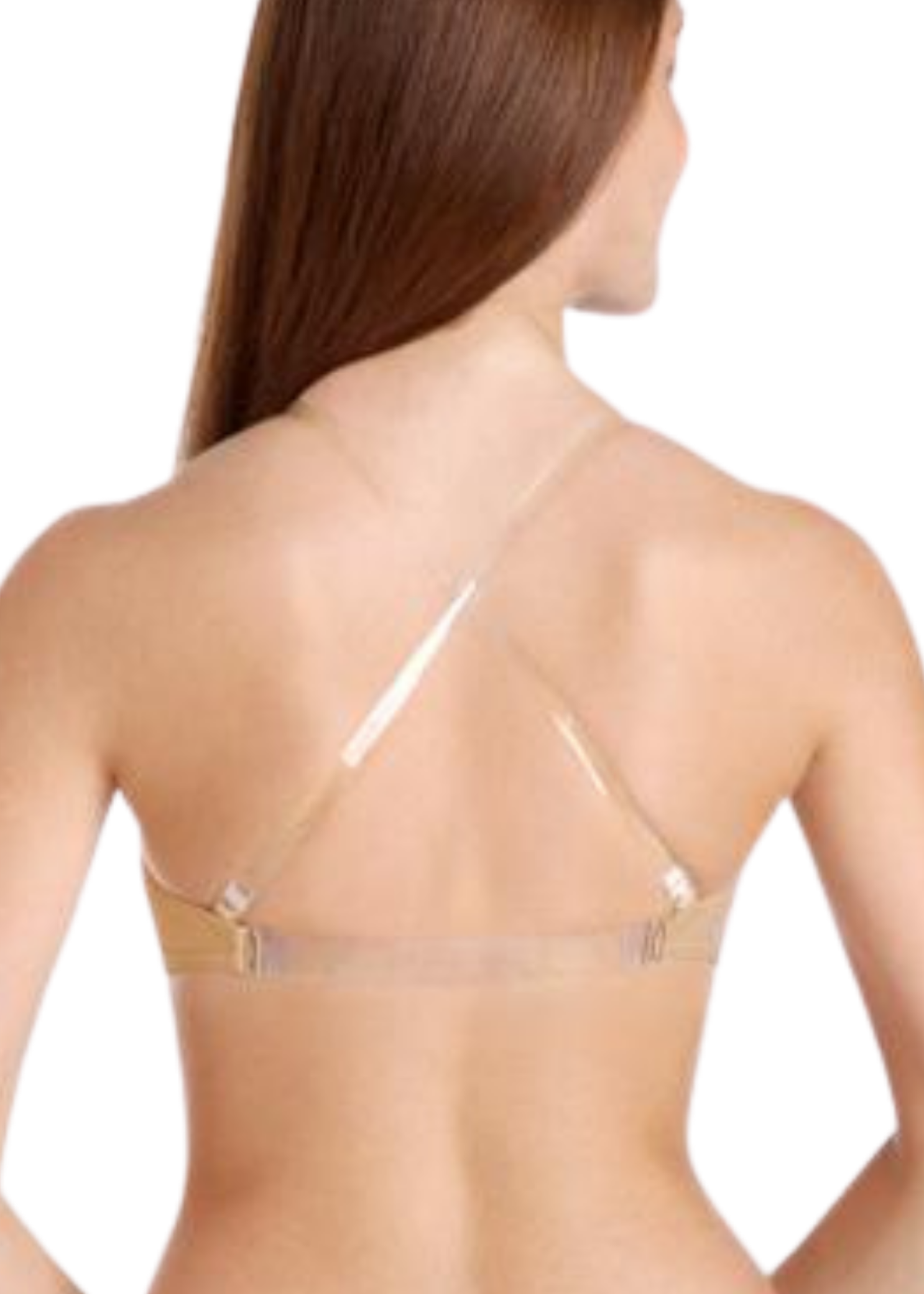 Deep V Plunge Padded Bra back view