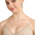 Deep V Plunge Padded Bra front view