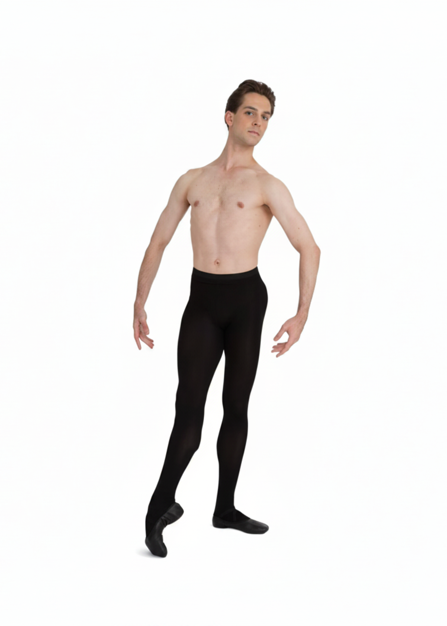 Men's Footed Tight Black