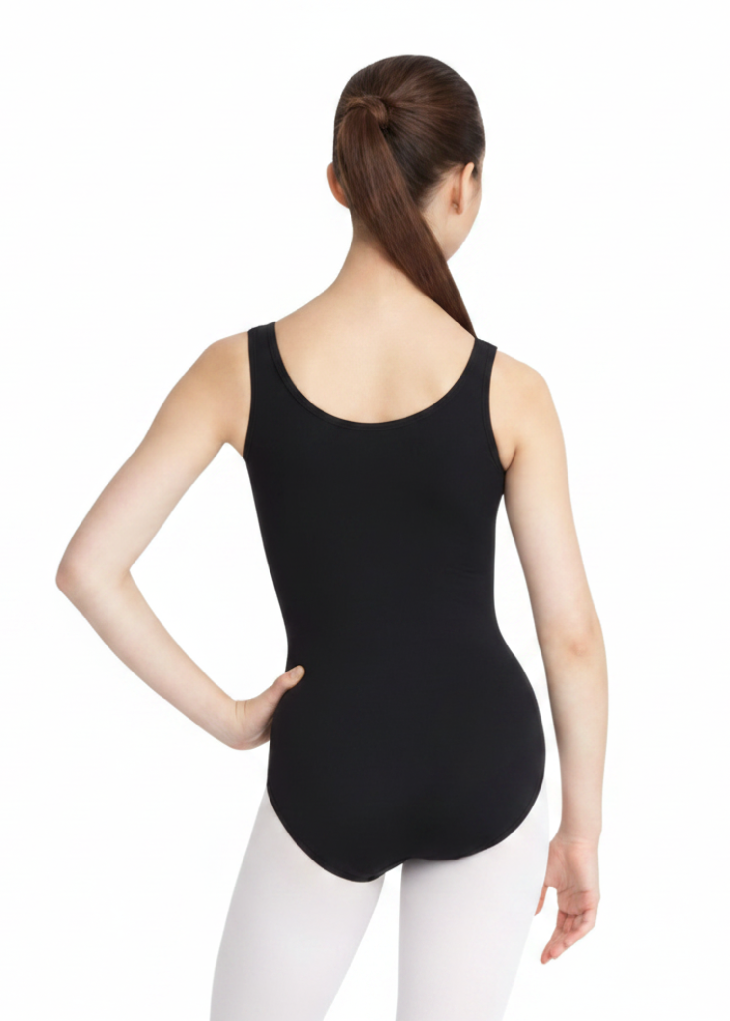 Tank Leotard Black back view
