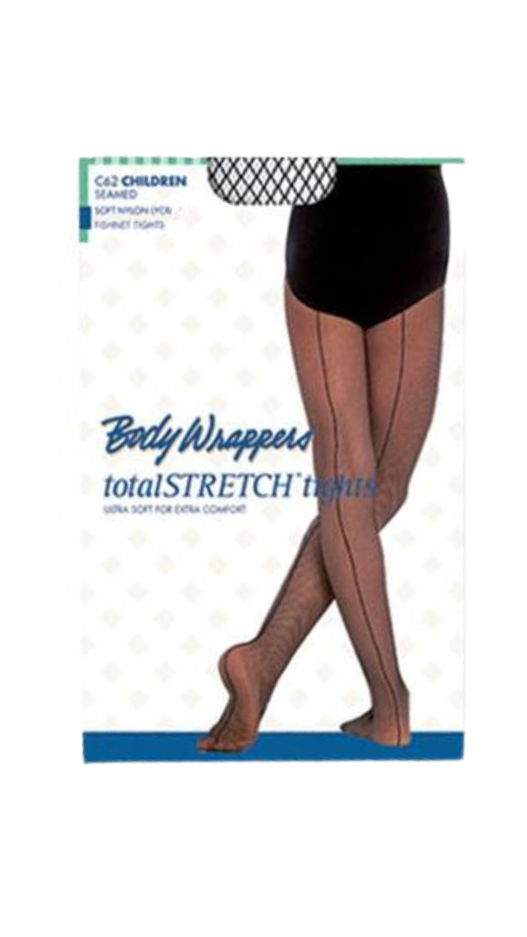 Womens totalSTRETCH Fishnet Seamed Tights - Fishnet Tights, Body Wrappers  A62