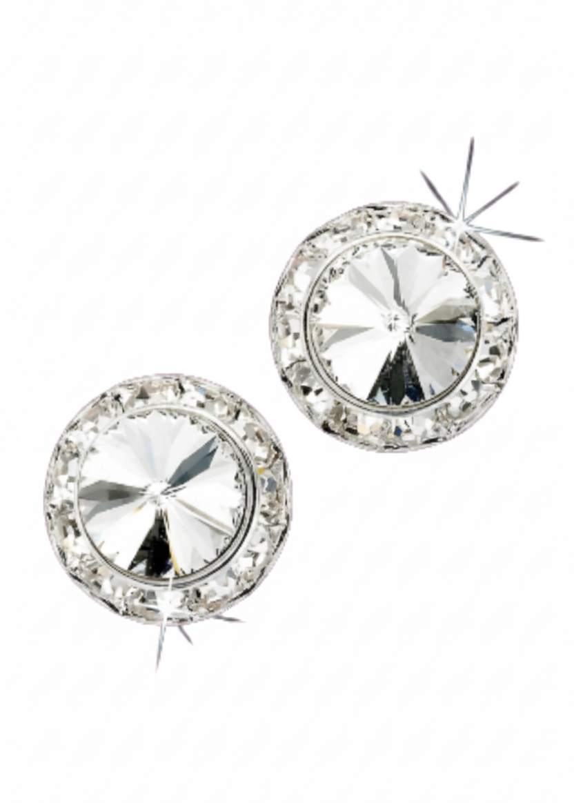 Rivoli Crystal Earrings 15mm