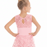Enchanted Dreams Tank Dress Pink back view