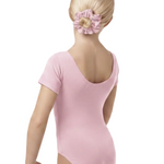 Cap Sleeve Leotard Pink back view