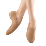 Pulse Leather Jazz Shoe Tan front and medial side view