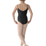 Scoop Front Leotard Black back view