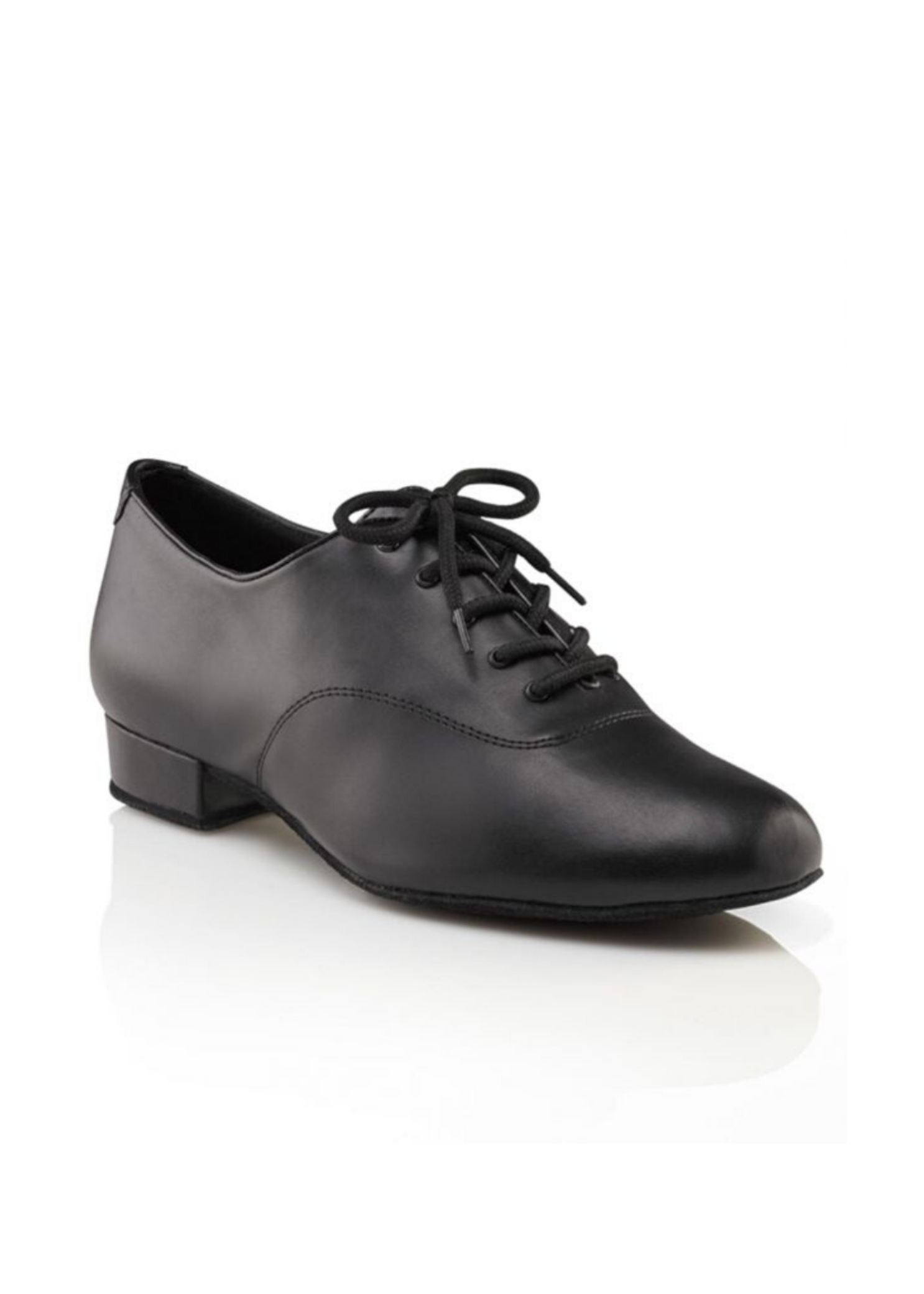Men’s Standard Ballroom Shoe Black front view