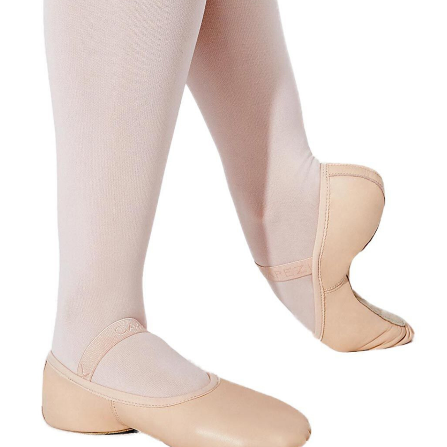Lily Leather Ballet Shoe Ballet Pink lifestyle view