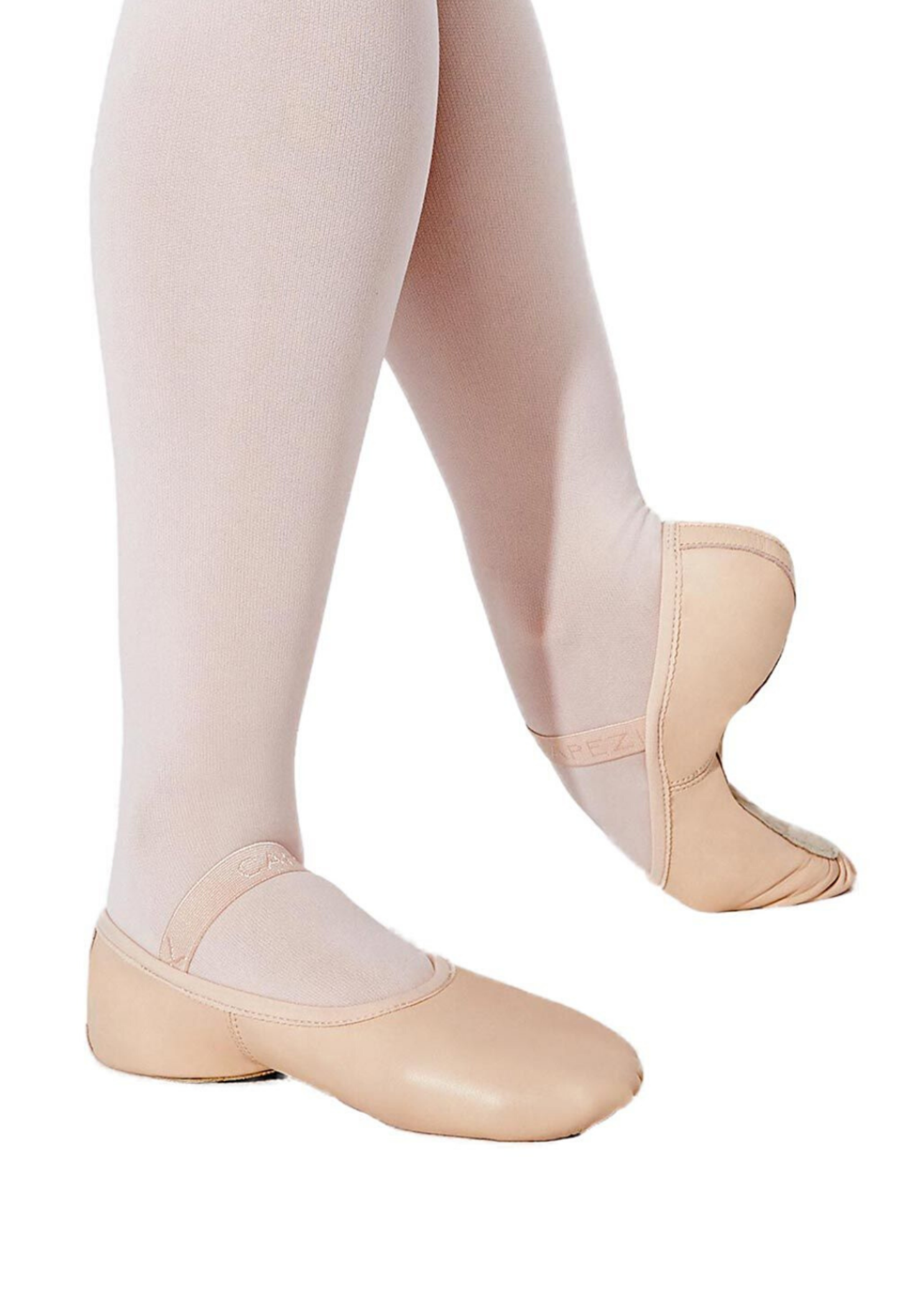 Lily Leather Ballet Shoe Ballet Pink lifestyle view