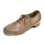 Tap-Flex Lace Up Tap Shoe Tan front-side view