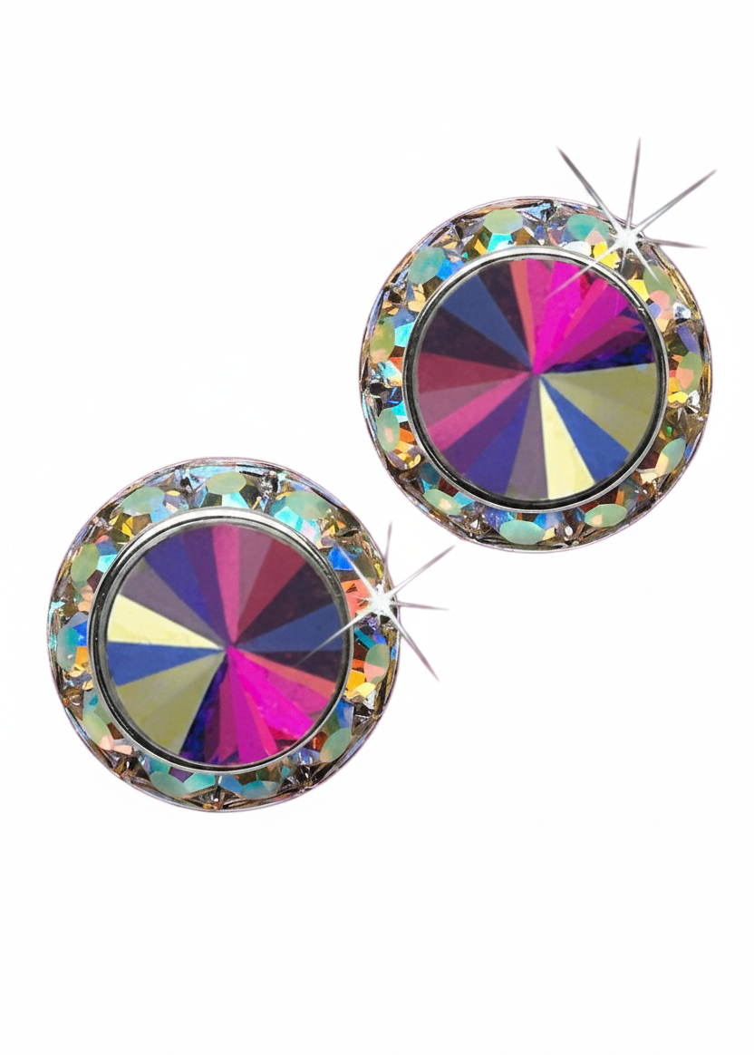 Rivoli Crystal Earrings 15mm