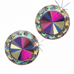 Rivoli Crystal Earrings 15mm