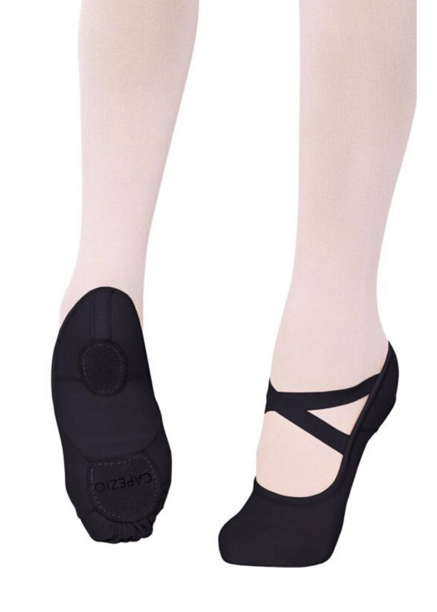 Hanami Canvas Ballet Shoe Black lifestyle view