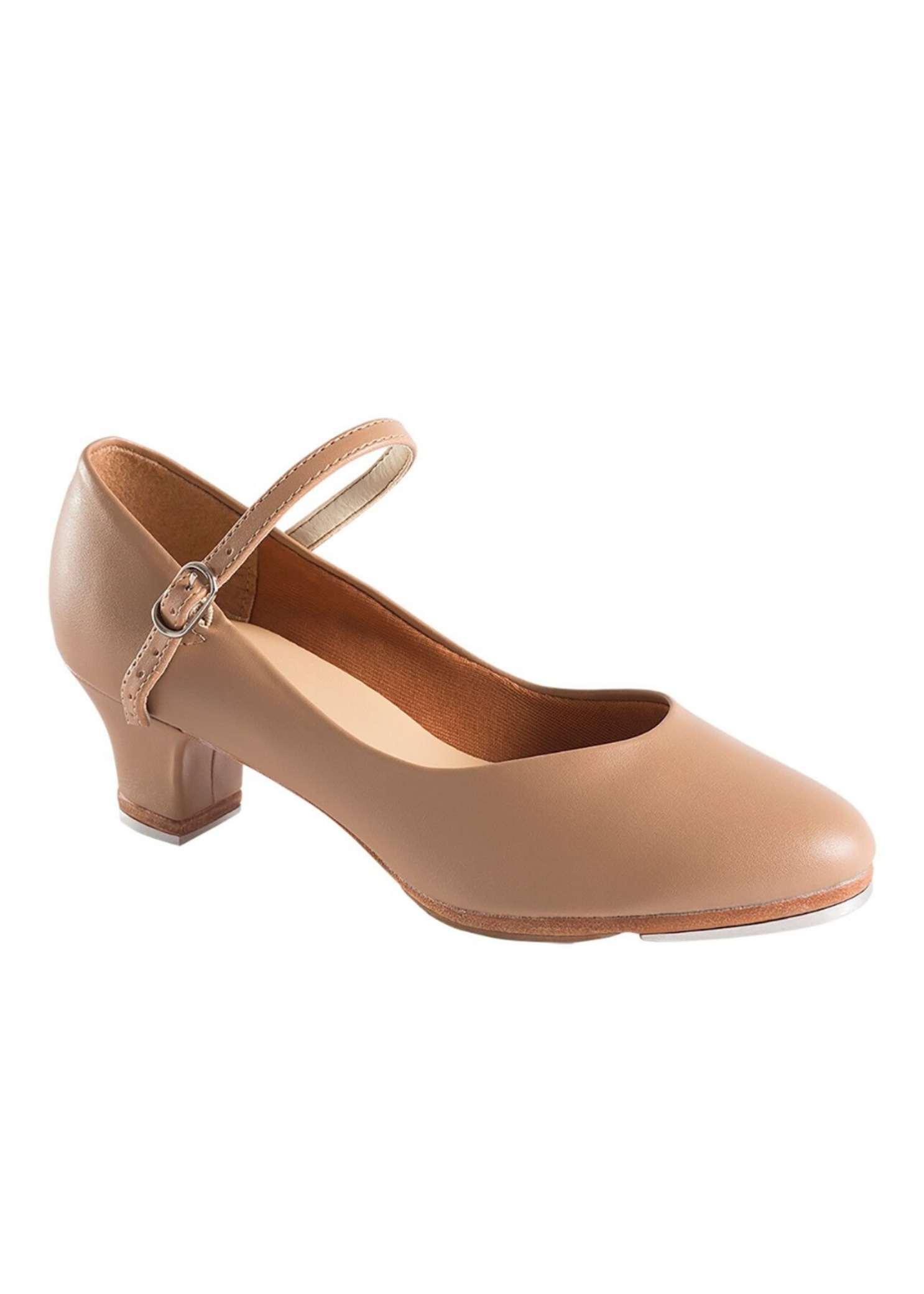 Tara 1.5" Heel Tap Shoe Caramel side view
