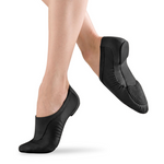 Pulse Leather Jazz Shoe Black lateral side and bottom view