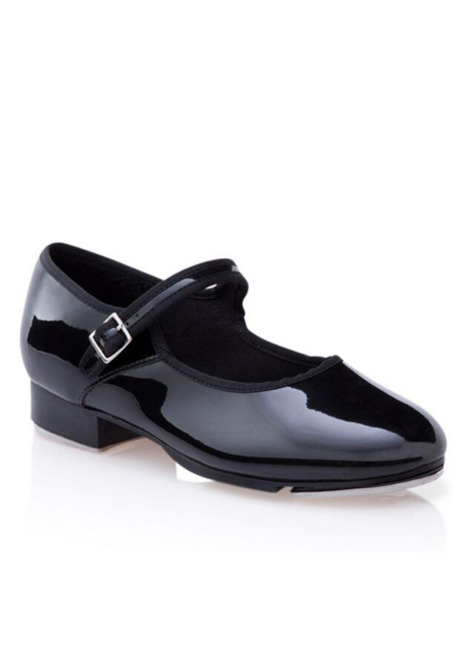 Mary Jane Tap Shoe Paten Black side view
