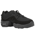 Boost Mesh Dance Sneakers Black front side view