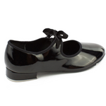Val Tie and Snap Tap Shoe for Adult Black side view 2