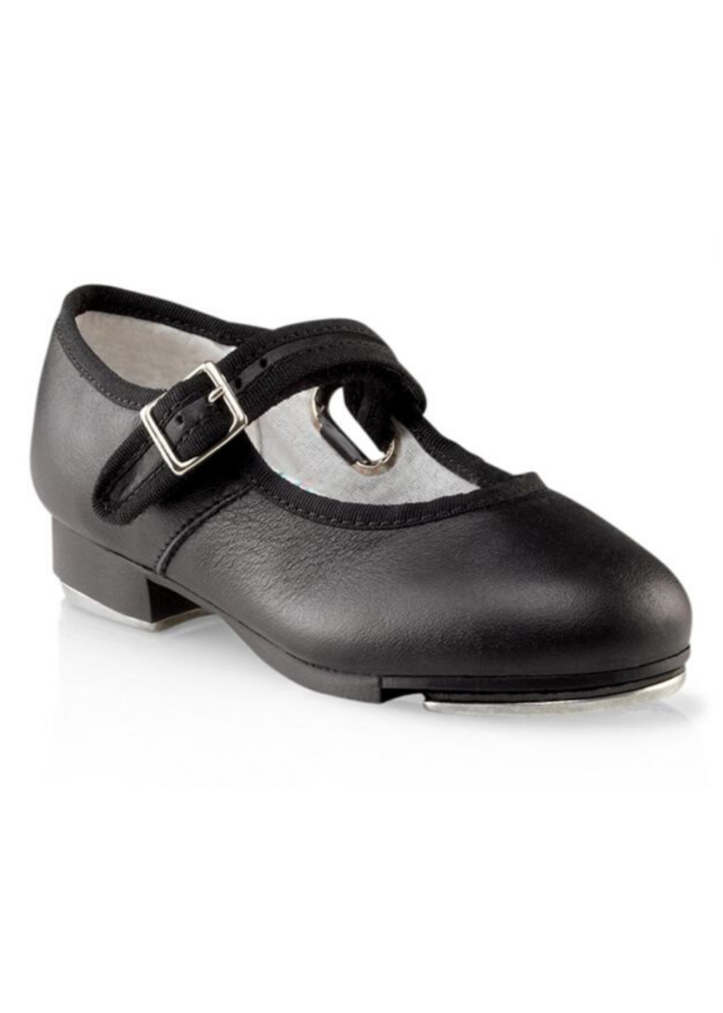 Mary Jane Tap Shoe Matte Black front view