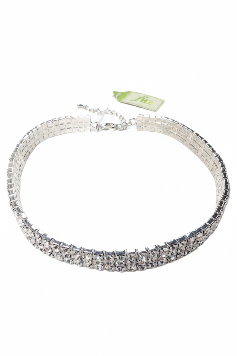 3 Row Crystal Choker – Child
