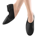 Neo-Flex Slip On Jazz Shoe Black front and side view