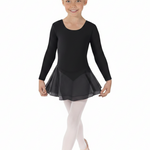 Long Sleeve Dress Black front view