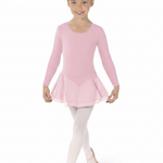 Long Sleeve Dress Pink front view