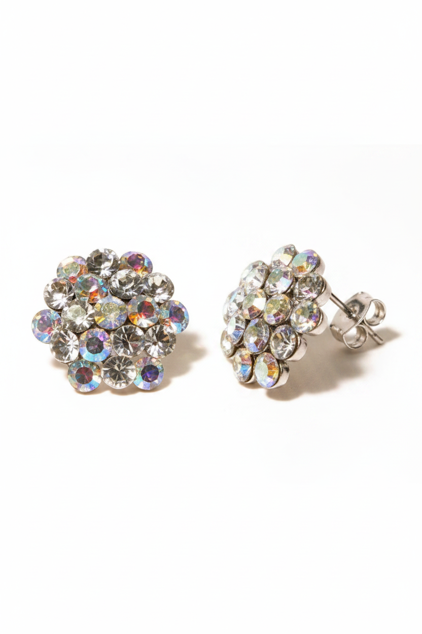 Pierced AB Cluster Earrings – AZ0014