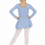 Long Sleeve Dress Light Blue back view
