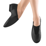 Super Jazz Slip-On Jazz Shoe Black top and medial side view