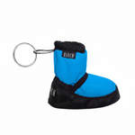Fluorescent Blue bootie-shaped key ring A0609 with durable design for dancers and dance bags