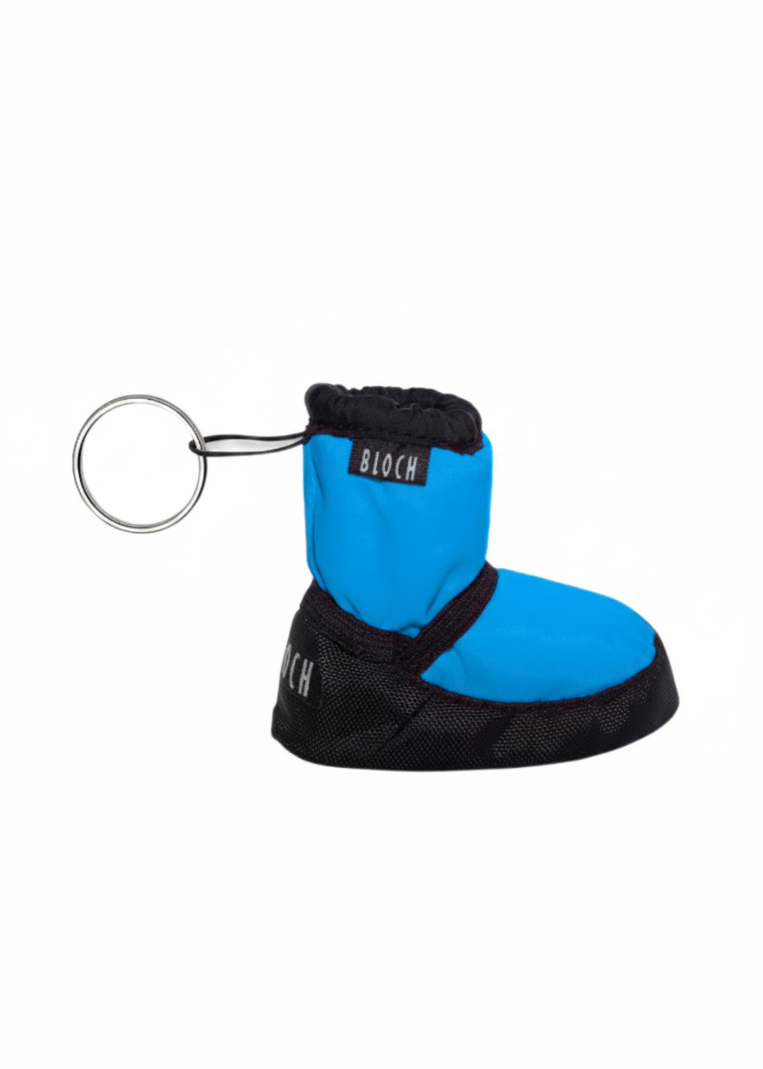 Fluorescent Blue bootie-shaped key ring A0609 with durable design for dancers and dance bags