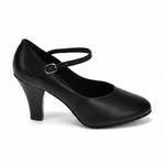 Chloe Character 3" Braced Heel Shoe Black side view