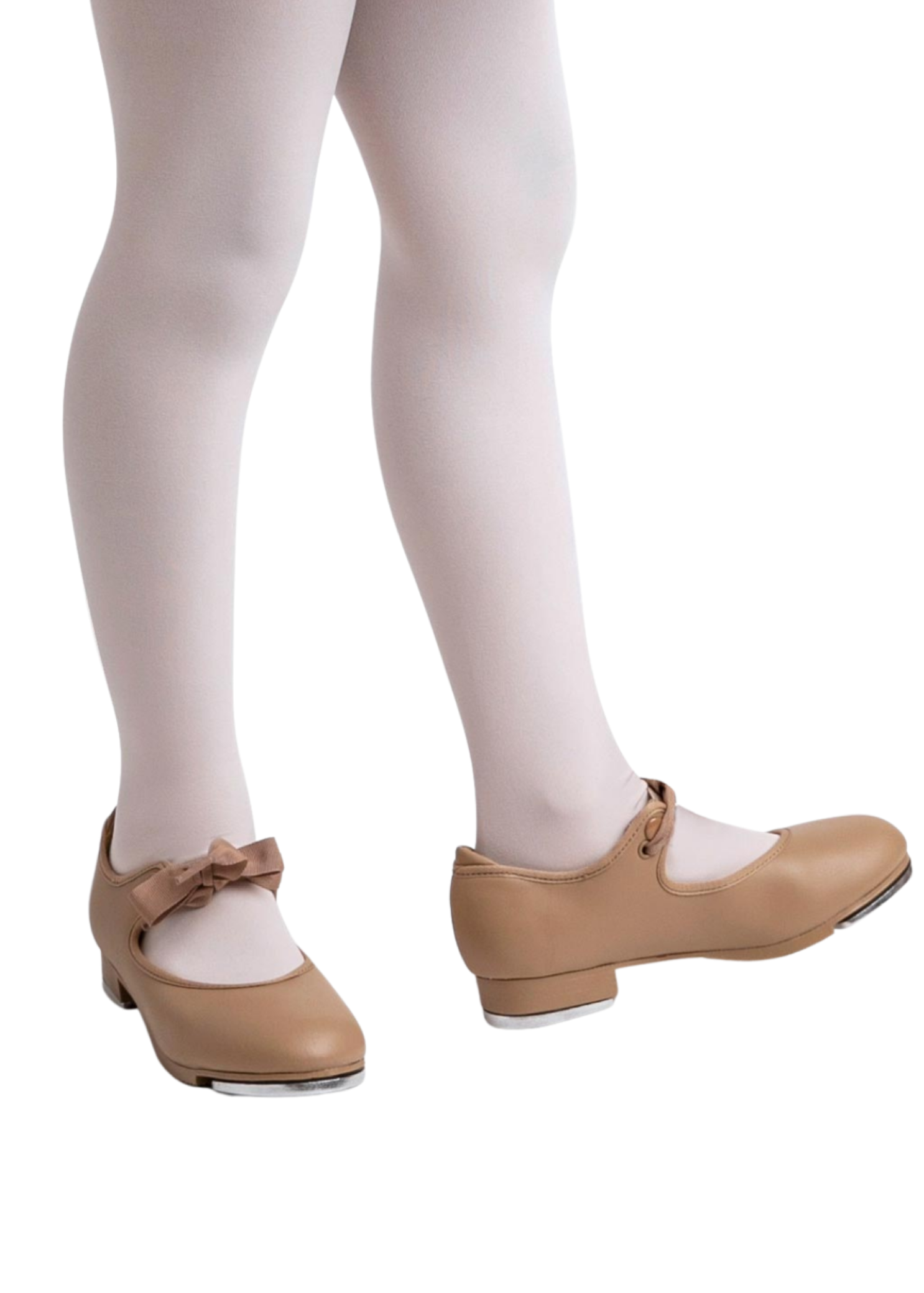 Shuffle Tap Shoe for Child Caramel side view