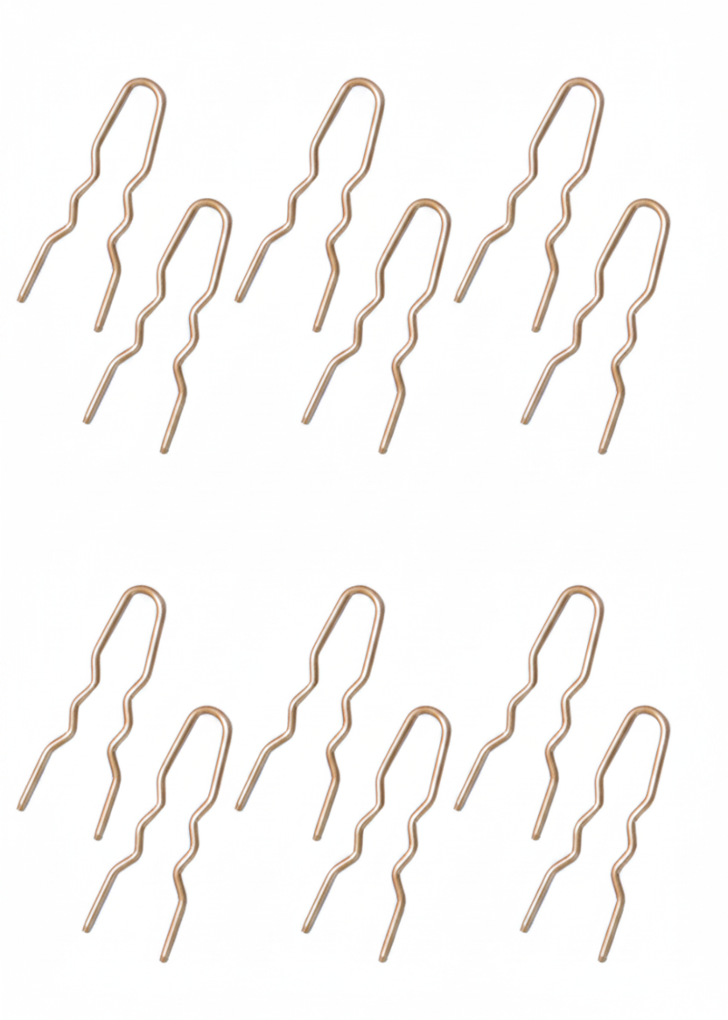 2" Hair Pins blonde