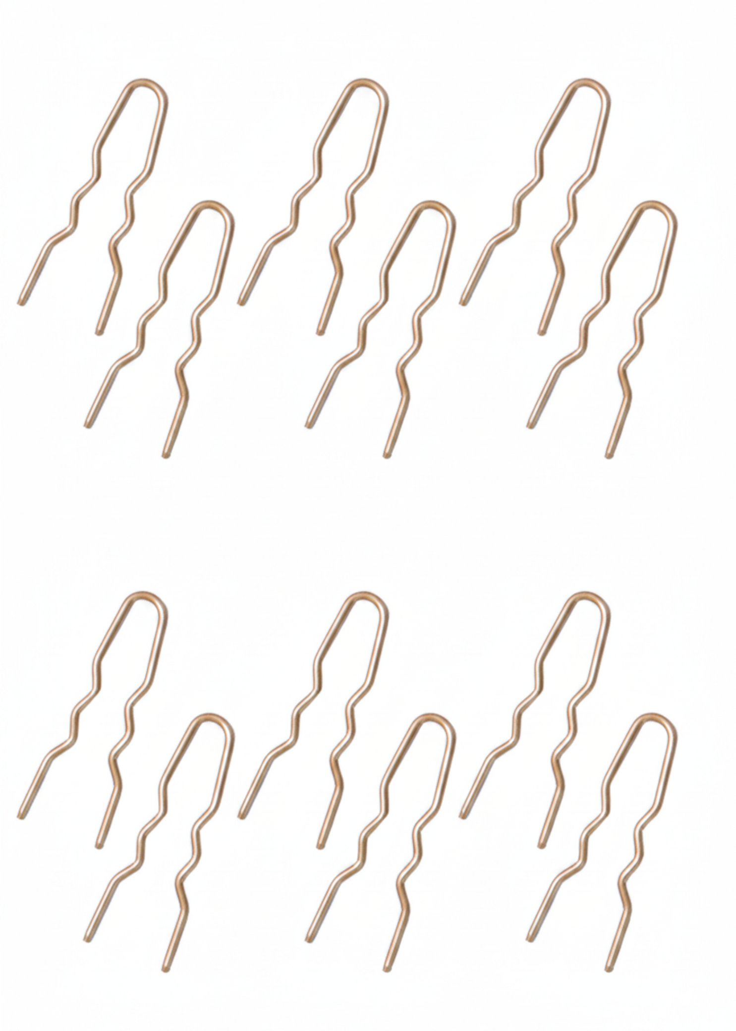 2" Hair Pins blonde