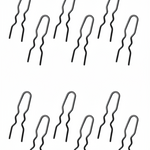 2" Hair Pins black