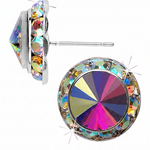 Rivoli Crystal Earrings 15mm