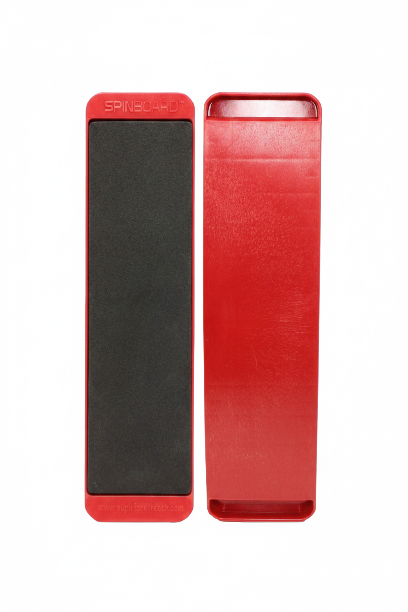 Superior Stretch Spin Board red front and back