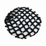 Medium Bun Cover with Rhinestones Black