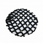Small Bun Cover with Rhinestones black