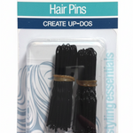 Coated Tip Hair Pins black