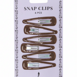 Snap Clips dark brown