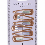 Snap Clips light brown
