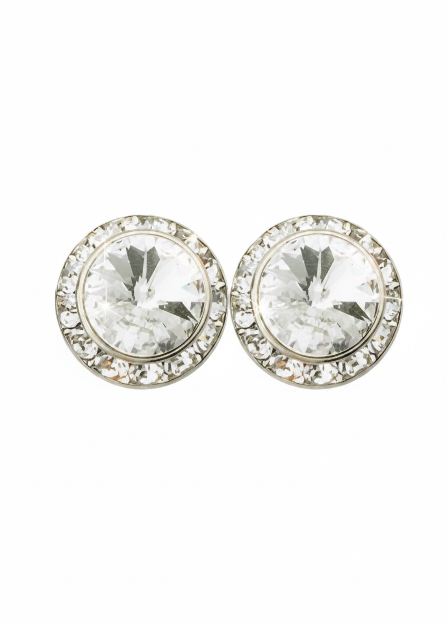 Starlight Performance Rhinestone Earrings 20mm