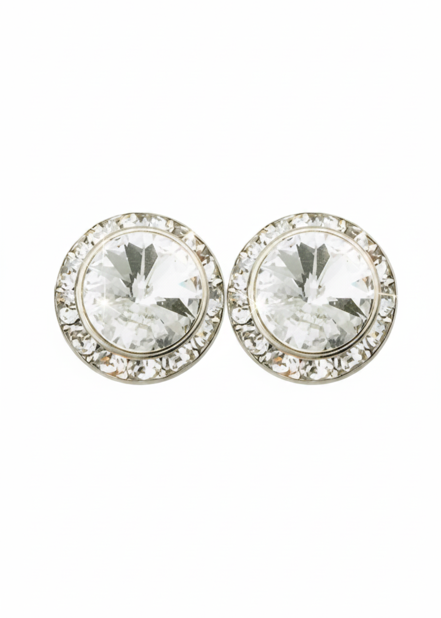 Starlight Performance Rhinestone Earrings 20mm