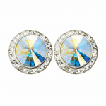Starlight Performance Rhinestone Earrings 11mm AB
