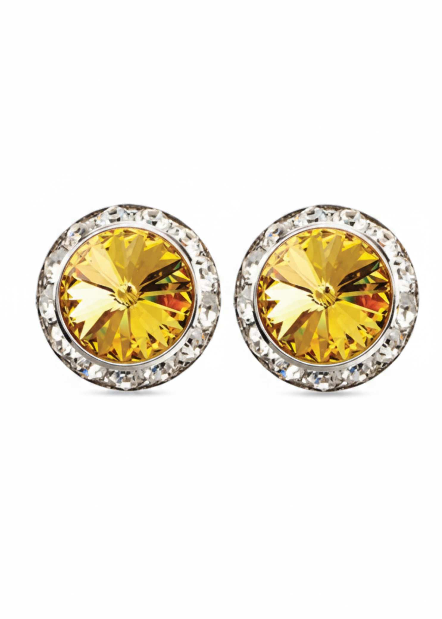 Starlight Performance Rhinestone Earrings 15mm