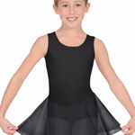 Tank Dress Black front view