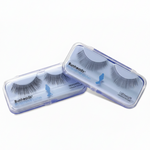 Capezio Performance Eyelashes, collection view showing heavyweight and lightweight lash pairs in clear cases